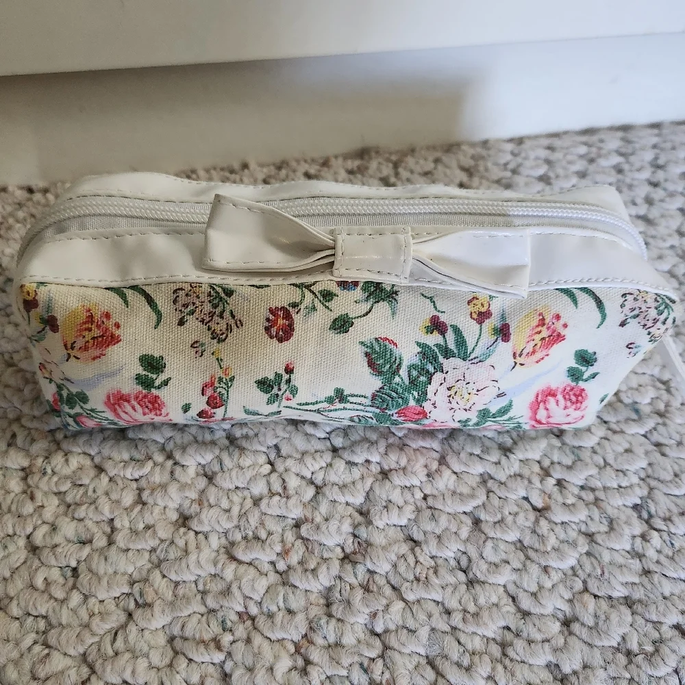 Floral Cosmetic Bag